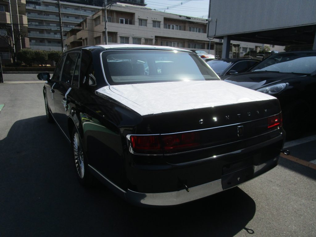 トヨタ センチューリ ツートンカラー施工 わたびき自動車工業株式会社