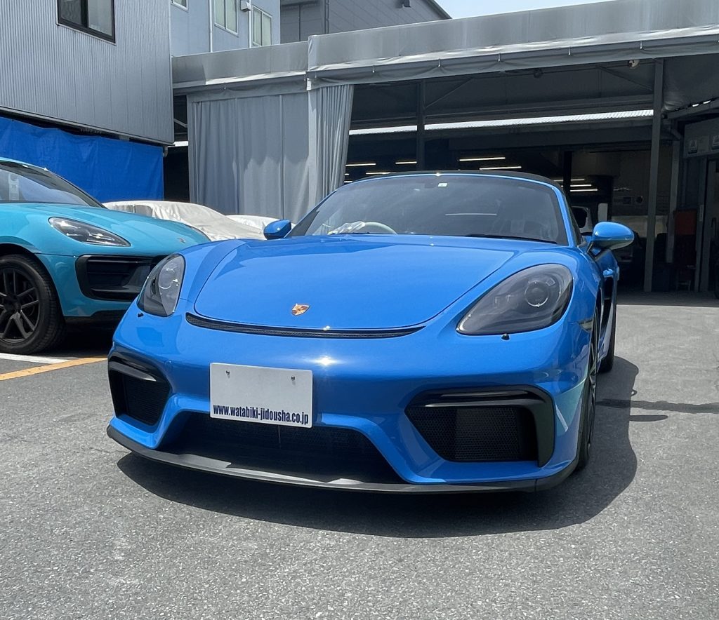 ポルシェ718スパイダー SPPF(スプレーペイントプロテクションフィルム